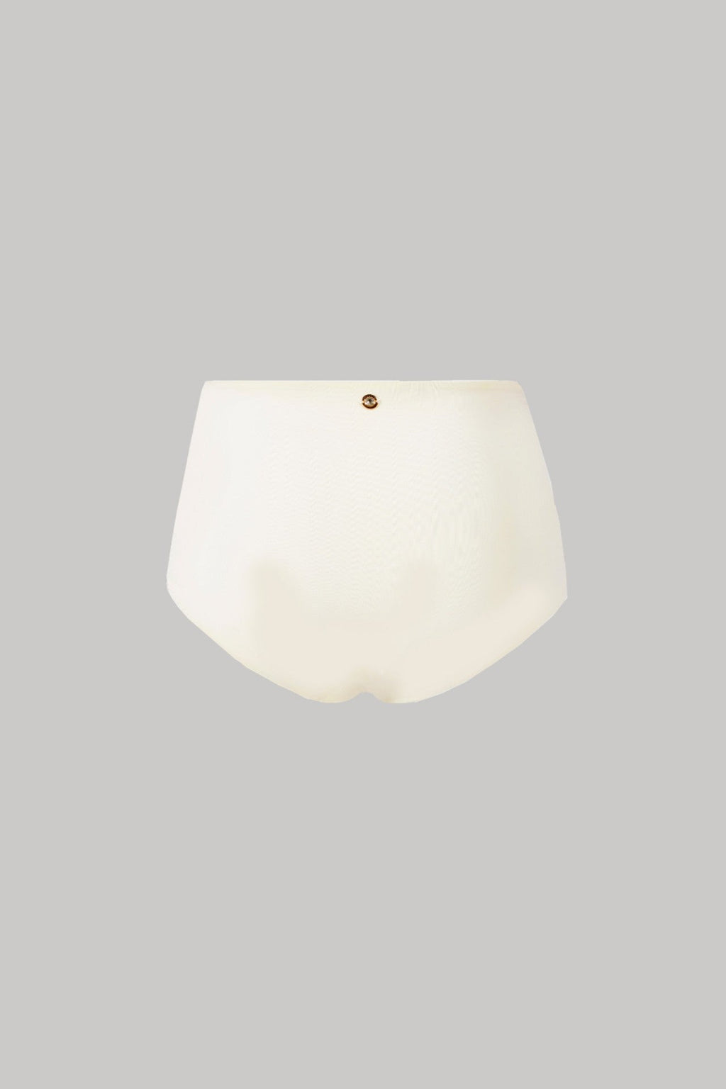 Lily High Waisted Swim Bottoms in Seashell Color