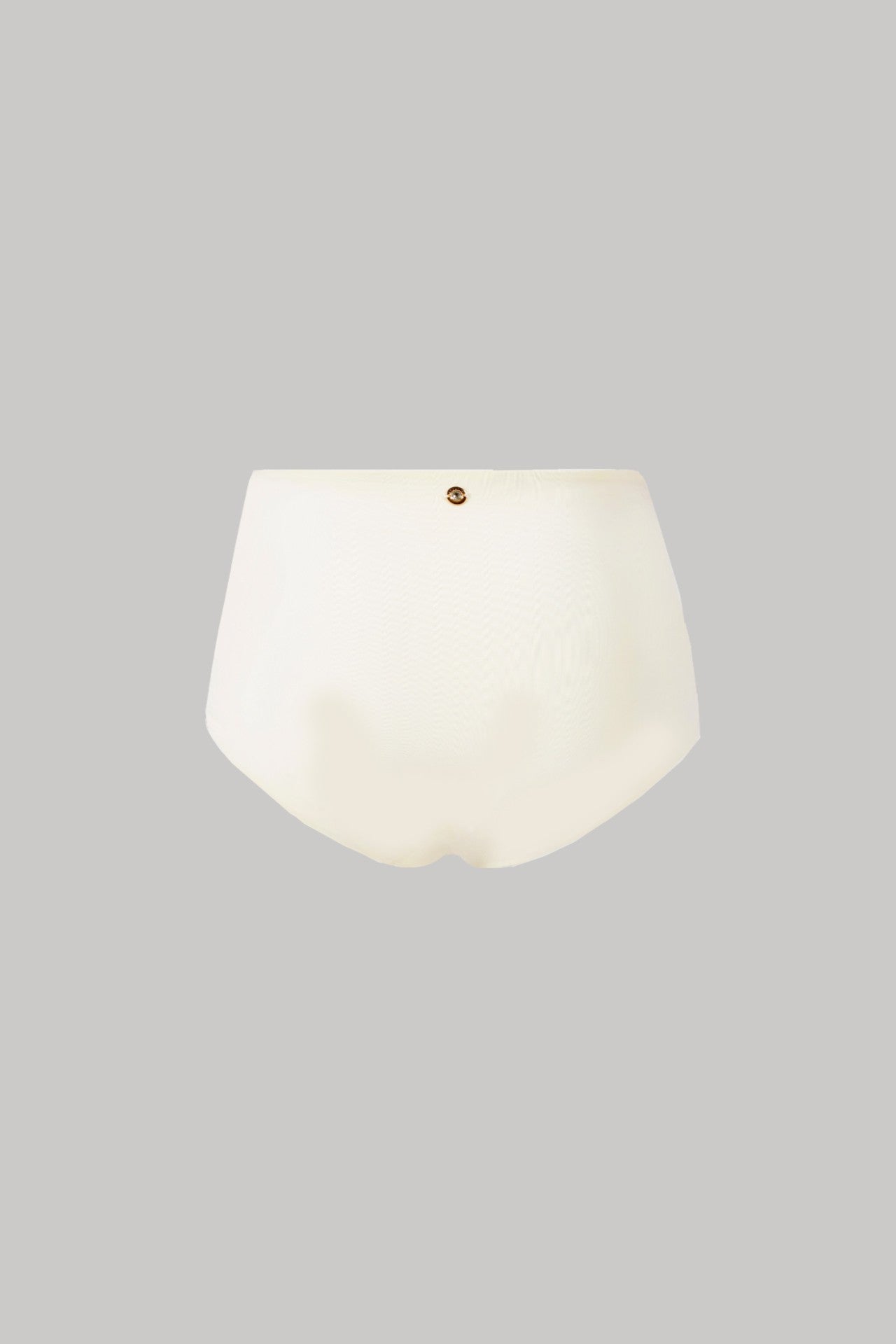 Lily High Waisted Swim Bottoms in Seashell Color