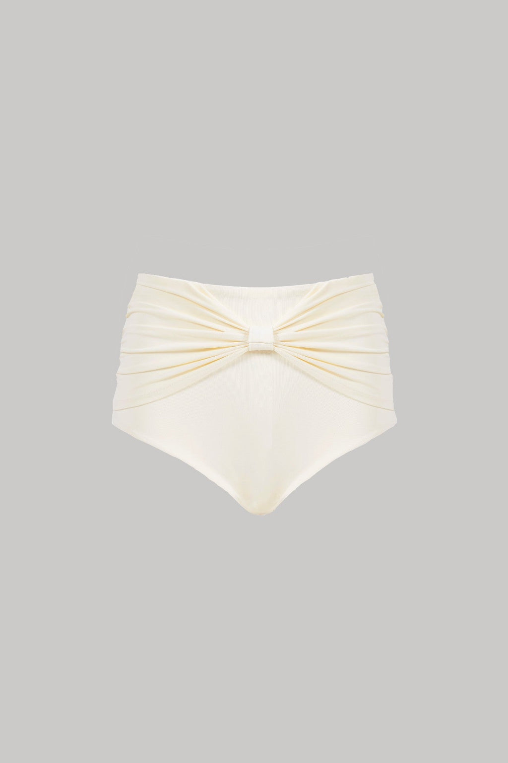 Lily High Waisted Swim Bottoms in Seashell Color