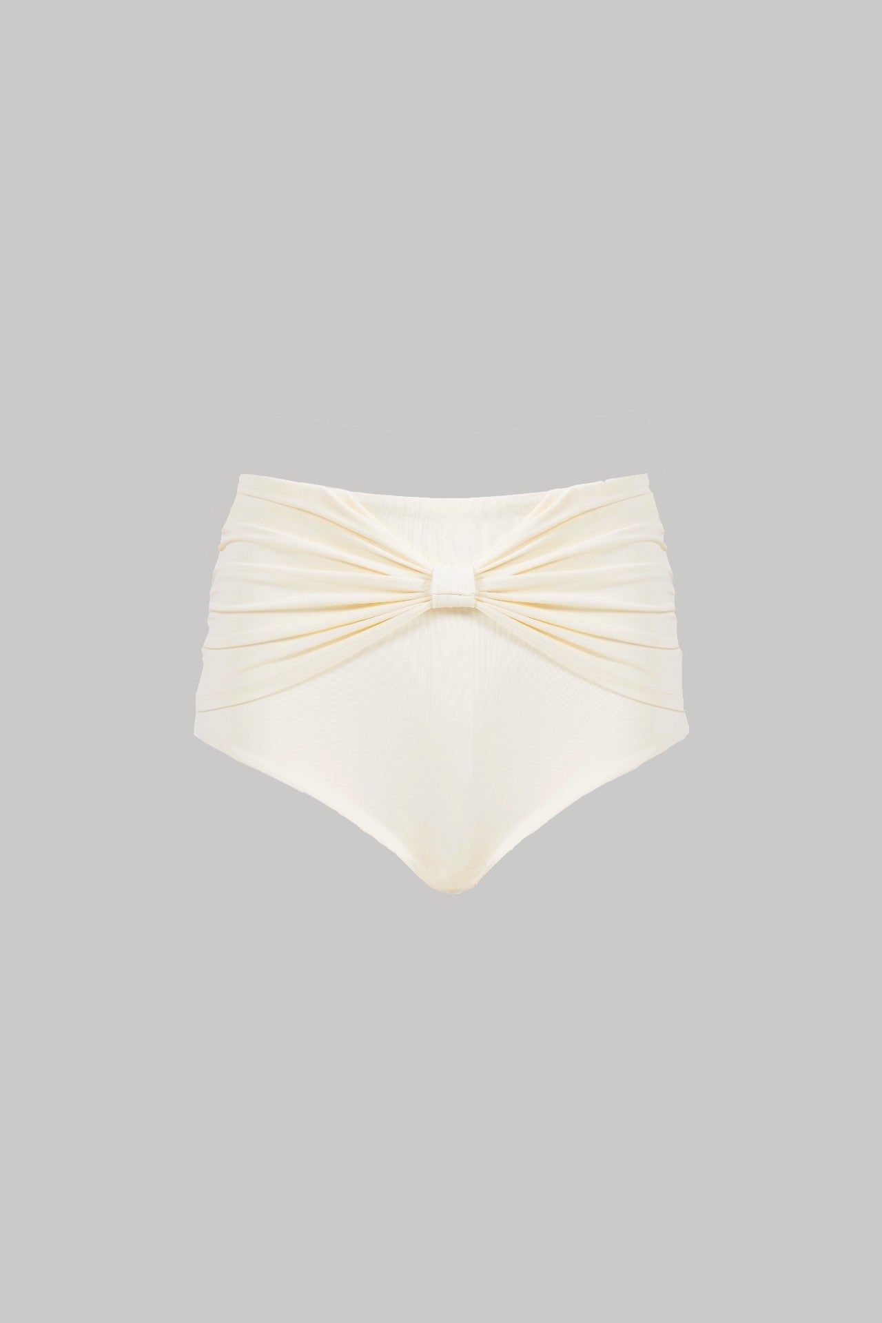 Lily High Waisted Swim Bottoms in Seashell Color