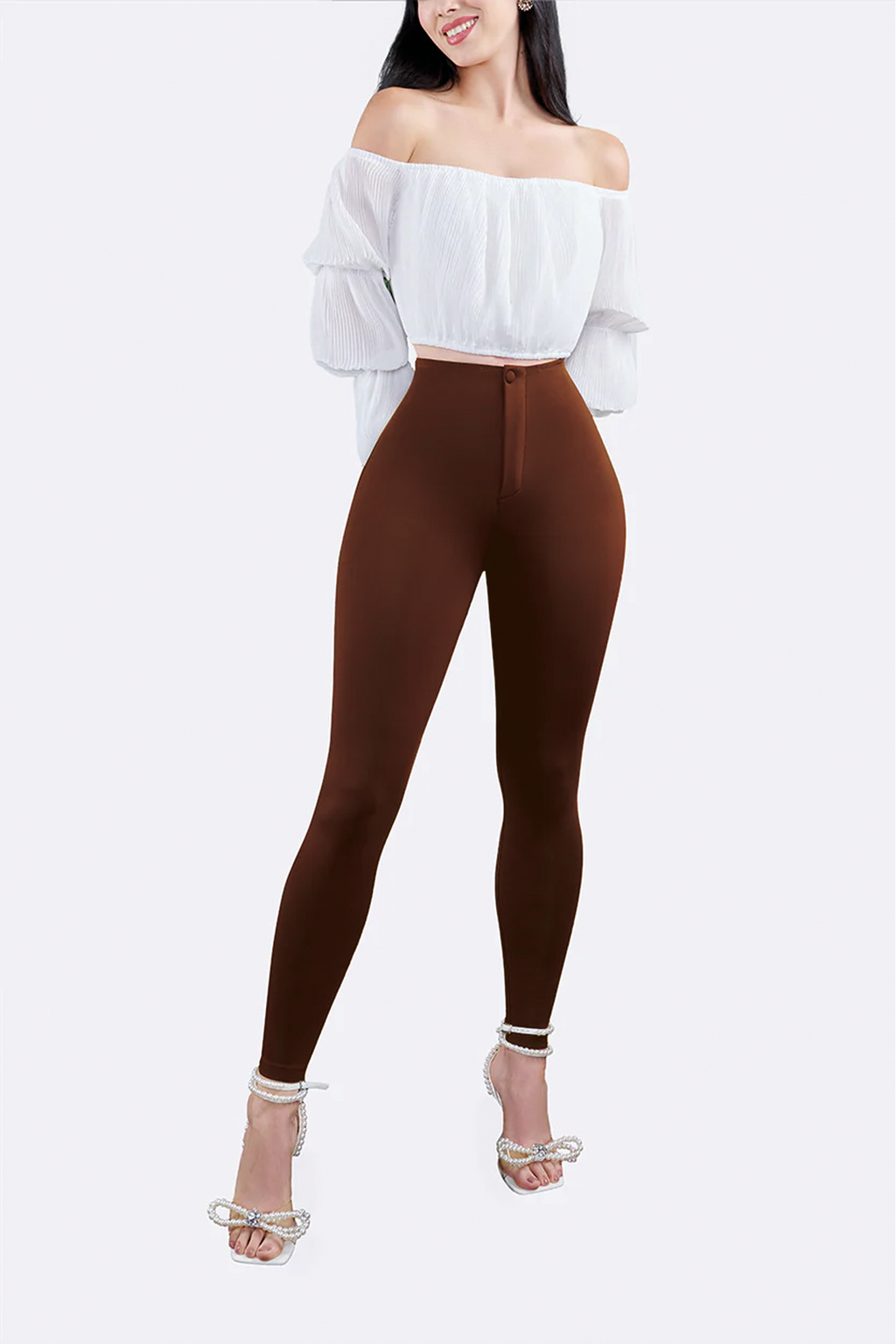 Luxury Booty Skinny Moka Mousse