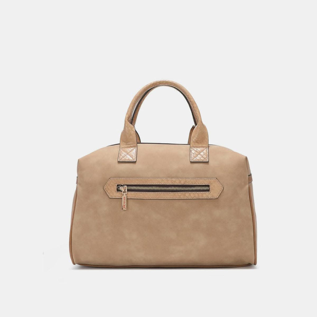 Nicole Lee rhinestone boston bag