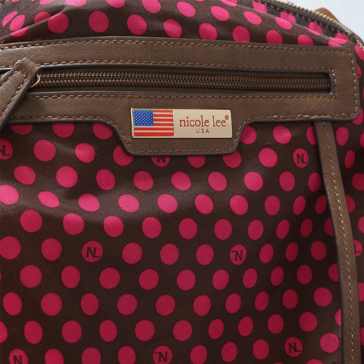 Nicole Lee rhinestone boston bag