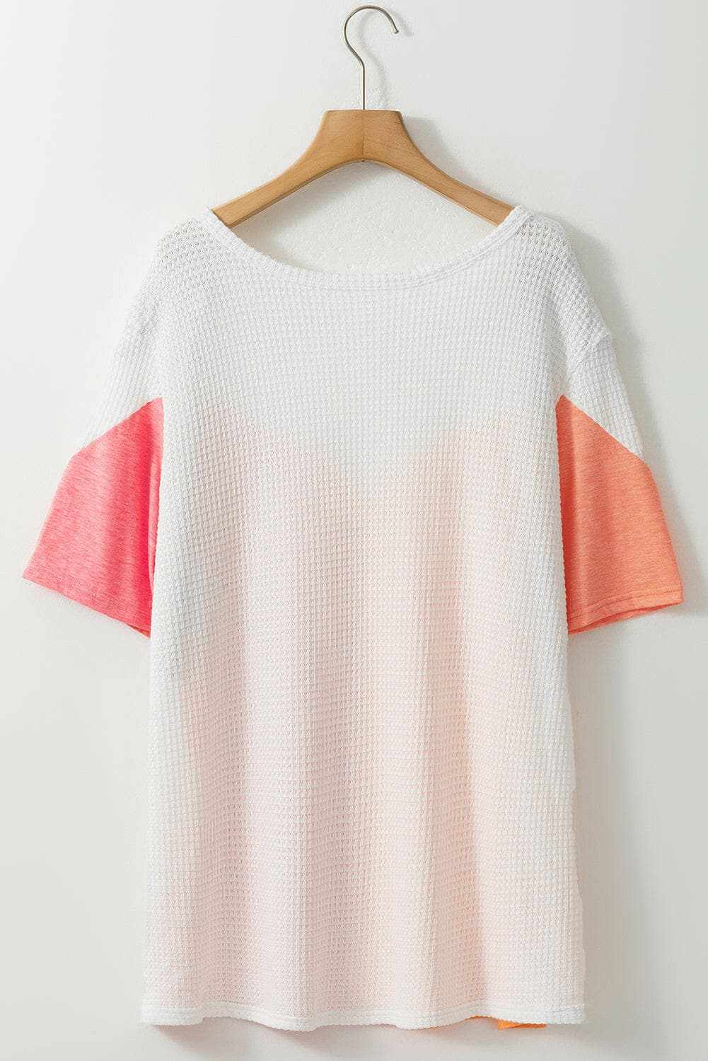 Plus size color block tee