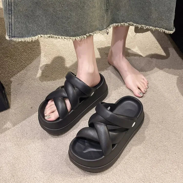 Premium Thick Sole Heightened Comfortable Women's Sandals for Summer