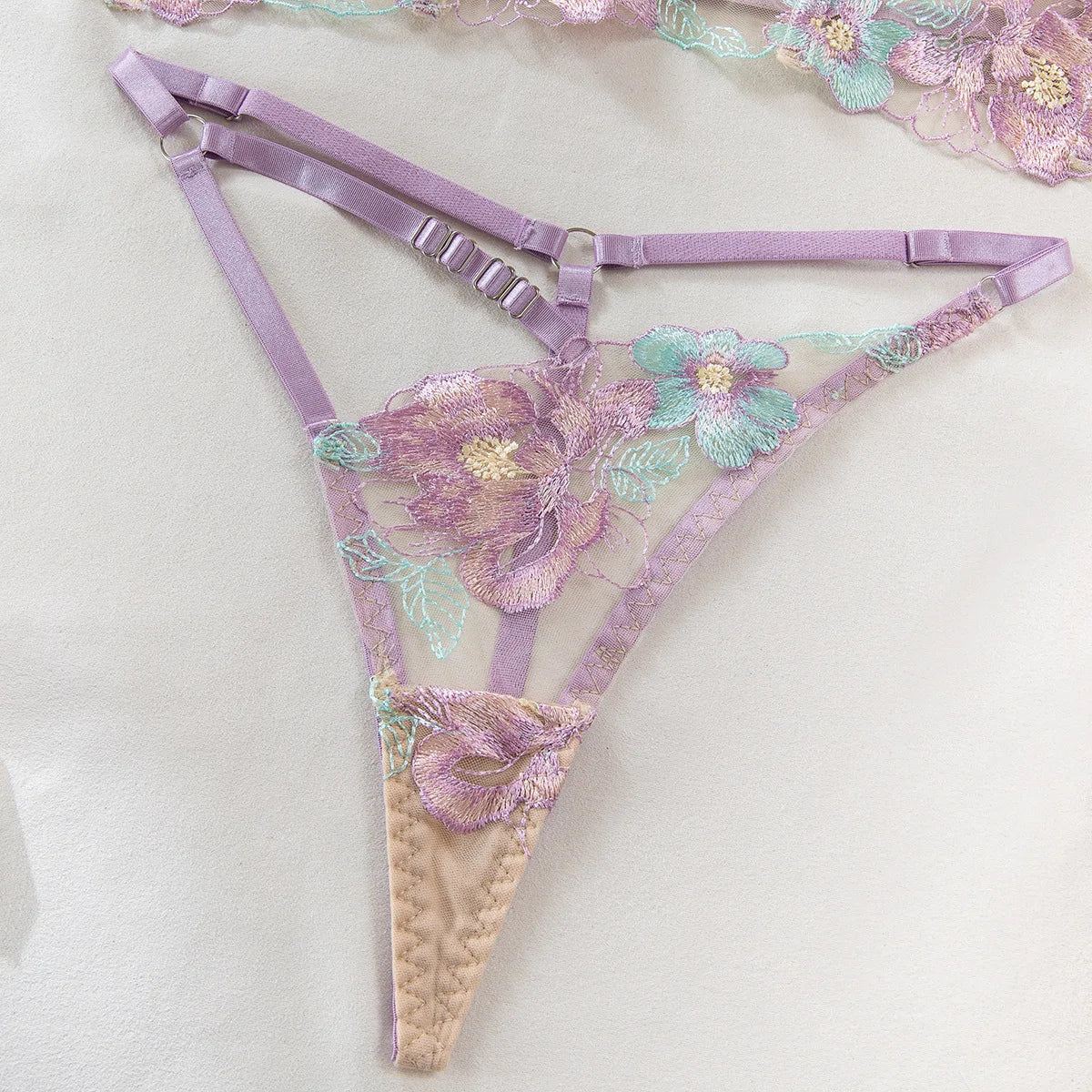 Ellolace Fantasy Lace Lingerie See Through Beautiful Underwear Push Up Exotic Sets Sissy Fairy g-String Ensemble Bra Sets