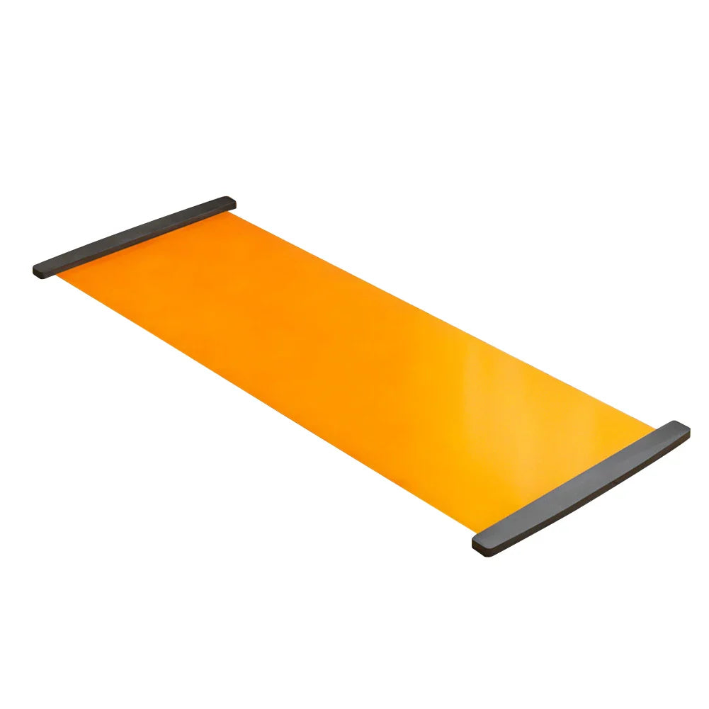 140/180/200cm Yoga Mat Skating Slide Board Household Sliding Fitness Training Board for Ice Hockey Roller Skating Leg Exercise
