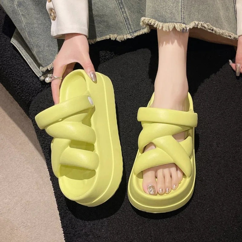 Premium Thick Sole Heightened Comfortable Women's Sandals for Summer