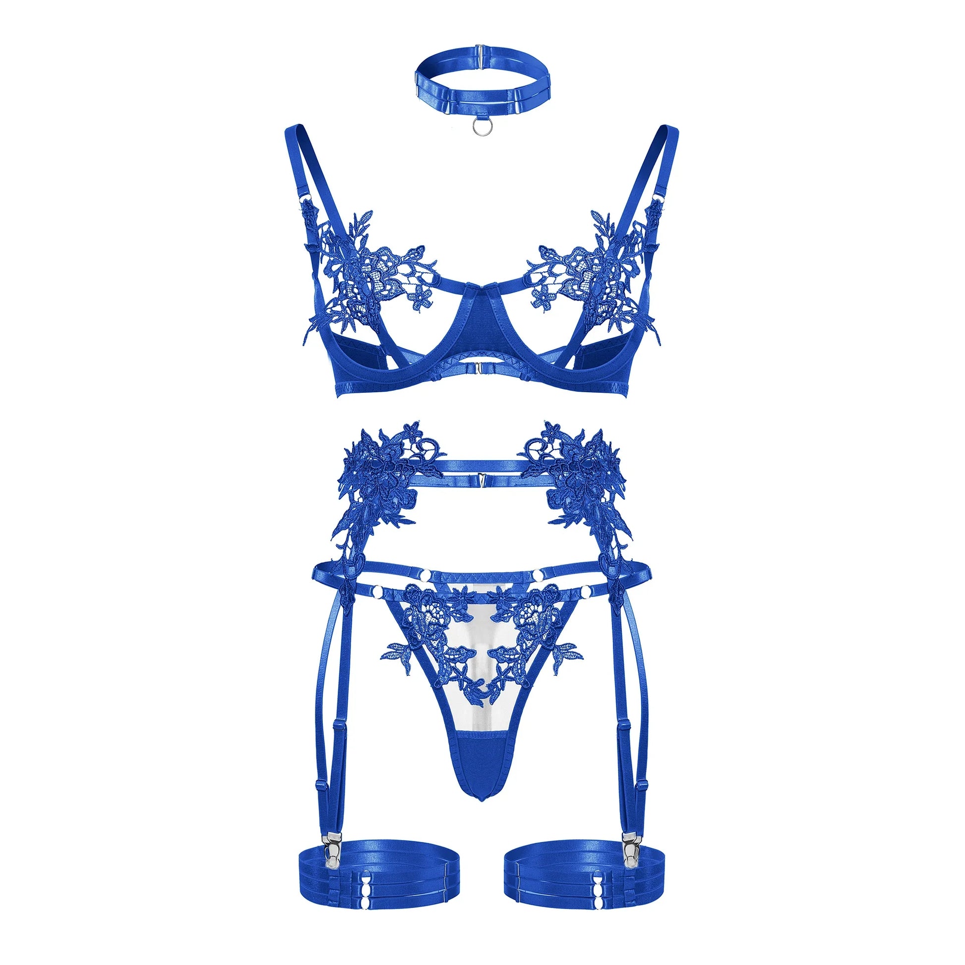 Ellolace Sensual Lingerie Open Bra See Through Fancy Underwear Uncensored Luxury Lace Porn Exotic Sets Sexy Outfits Intimate
