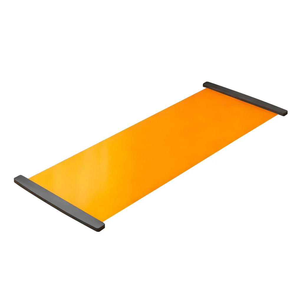 140/180/200cm Yoga Mat Skating Slide Board Household Sliding Fitness Training Board for Ice Hockey Roller Skating Leg Exercise