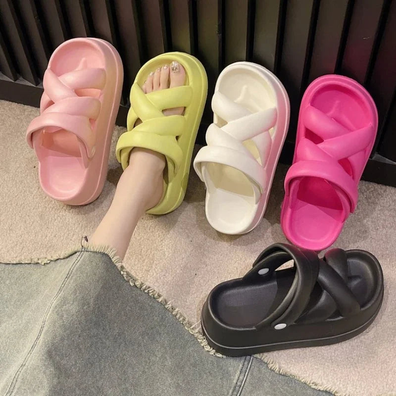 Premium Thick Sole Heightened Comfortable Women's Sandals for Summer