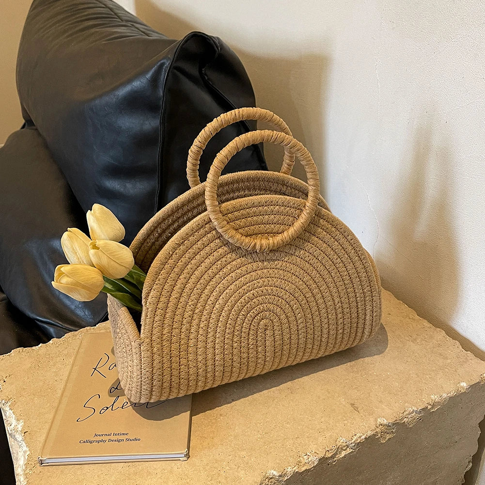 Premium Handwoven Clutch Purse for Stylish Beach Days