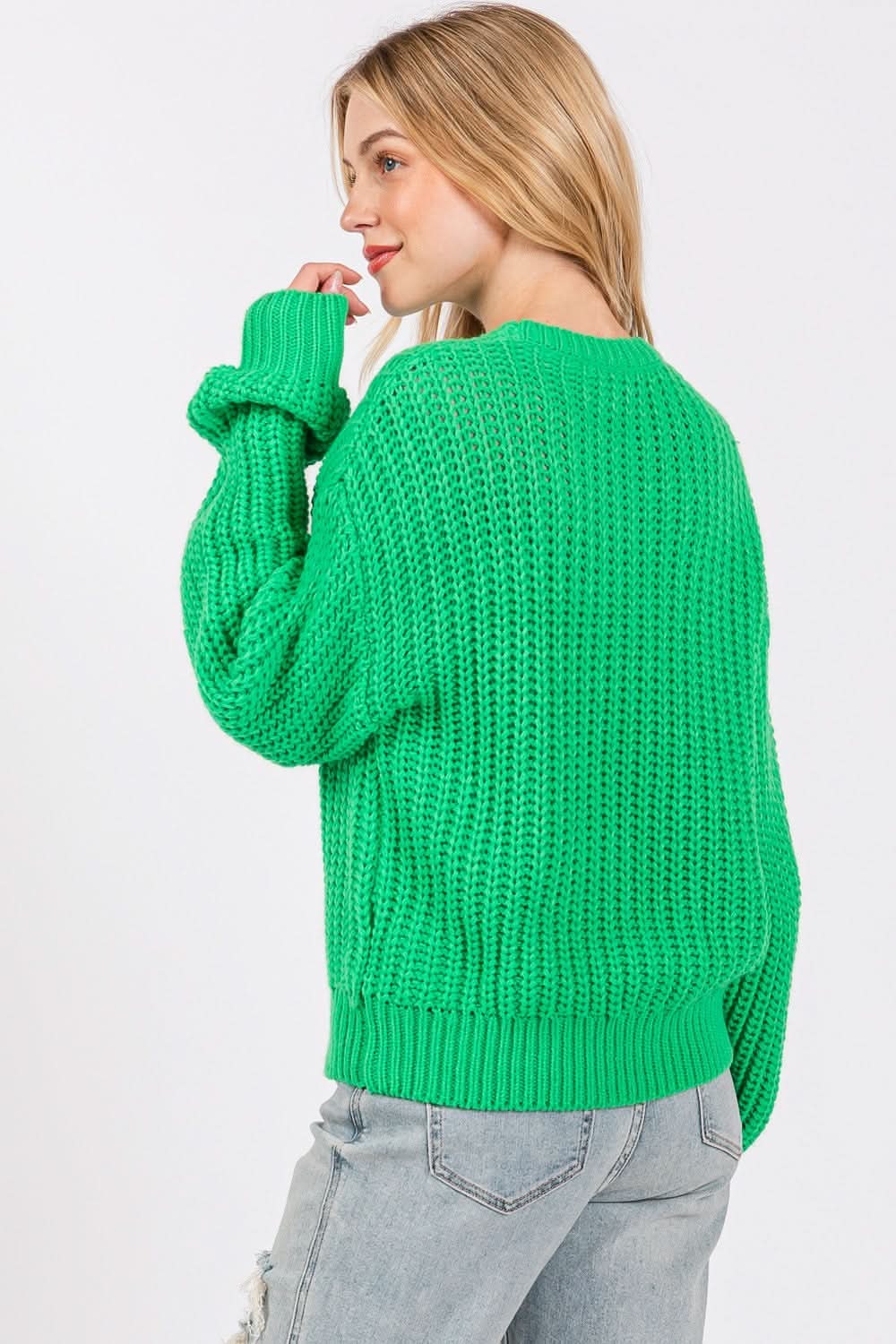 Sage + Fig cozy drop shoulder sweater