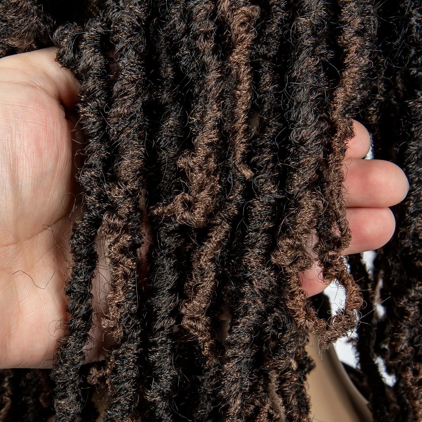 14" Knotless Butterfly Locs Lace Front Wig | Synthetic Dreadlock Braids | Black Women