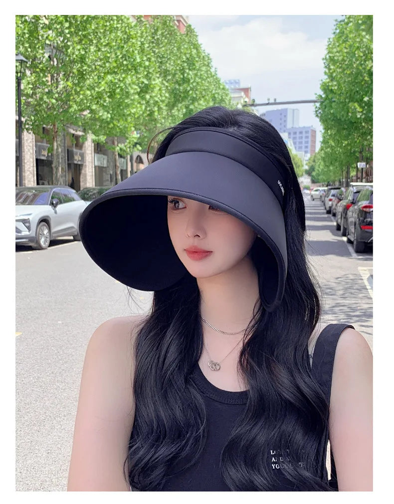 Premium Summer Wide Brim Floppy Visor Hats for Sun Protection