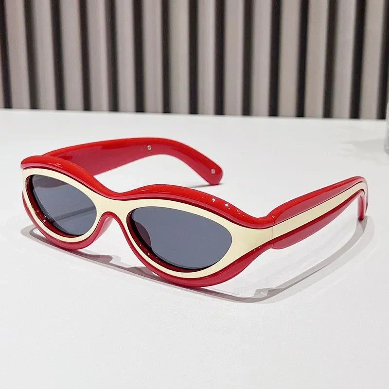 Premium New Fashion Oval Cat Eye Sunglasses for Stylish Women