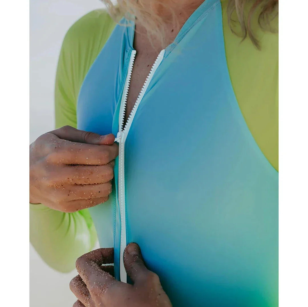 Premium Aurie One Piece Long Sleeve Swimsuit for Women