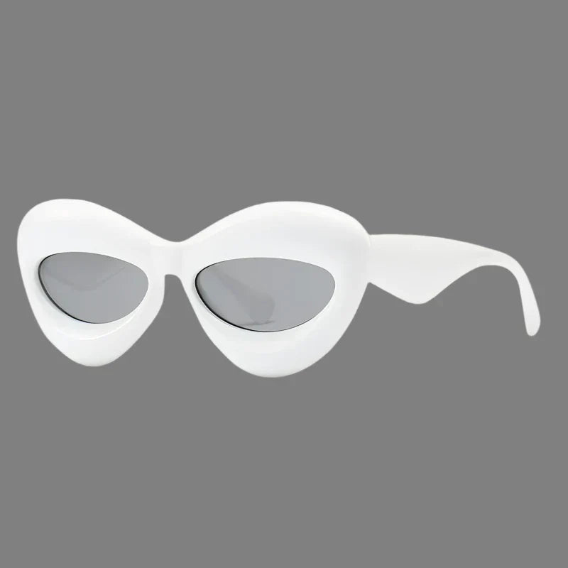 Premium Plush Women Cat Eye Sunglasses for Stylish Protection