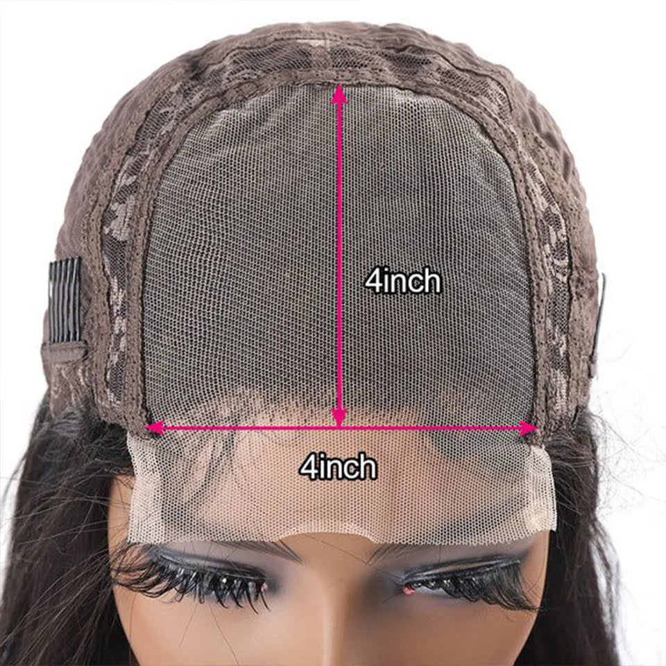 180% Density 1B/27 Ombre Highlight Body Wave Wig | 4x4 Transparent Lace Front Brazilian Human Hair (Pre-Plucked)