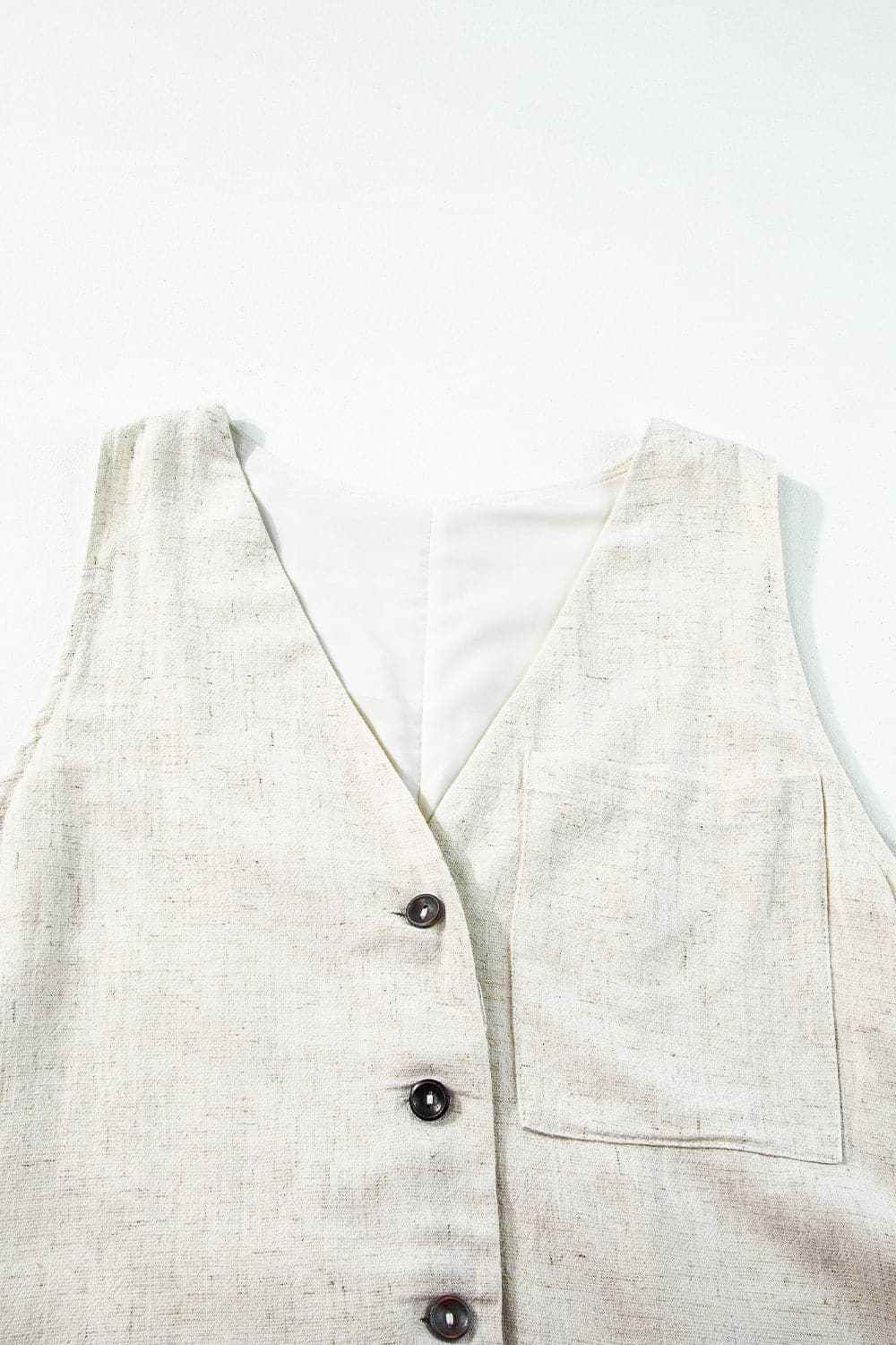 Sheer v-neck sleeveless romper