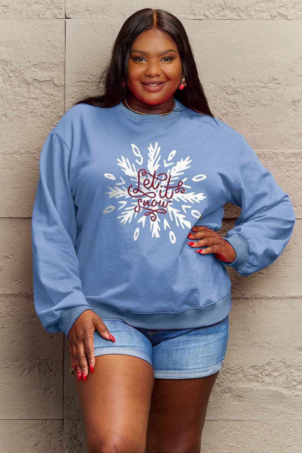 Simply Love festive sweatshirt