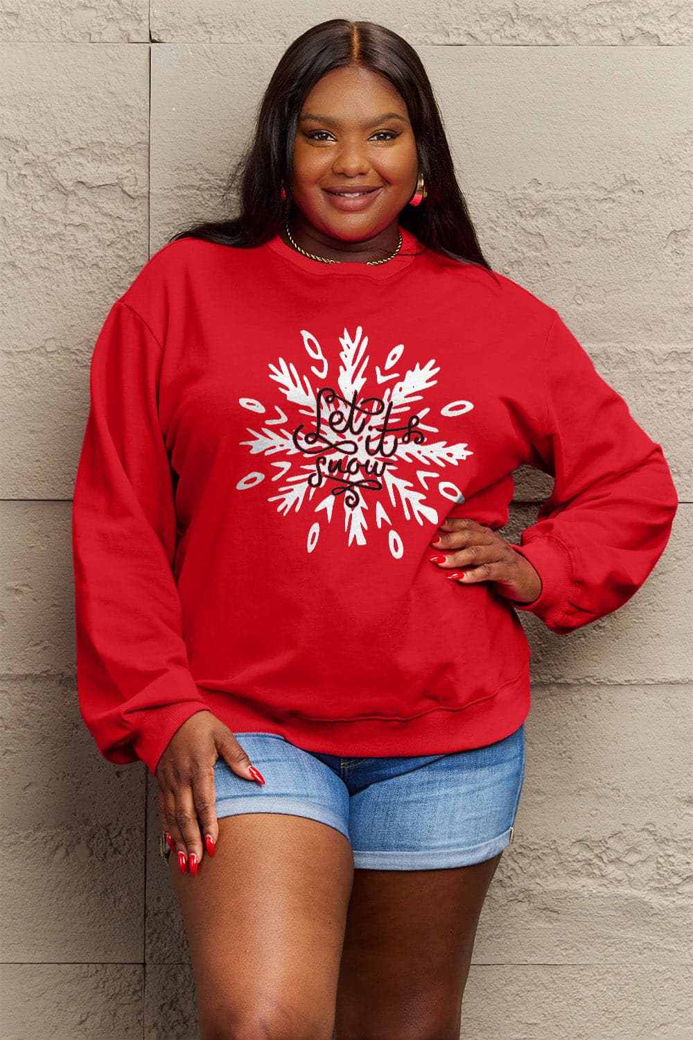 Simply Love festive sweatshirt