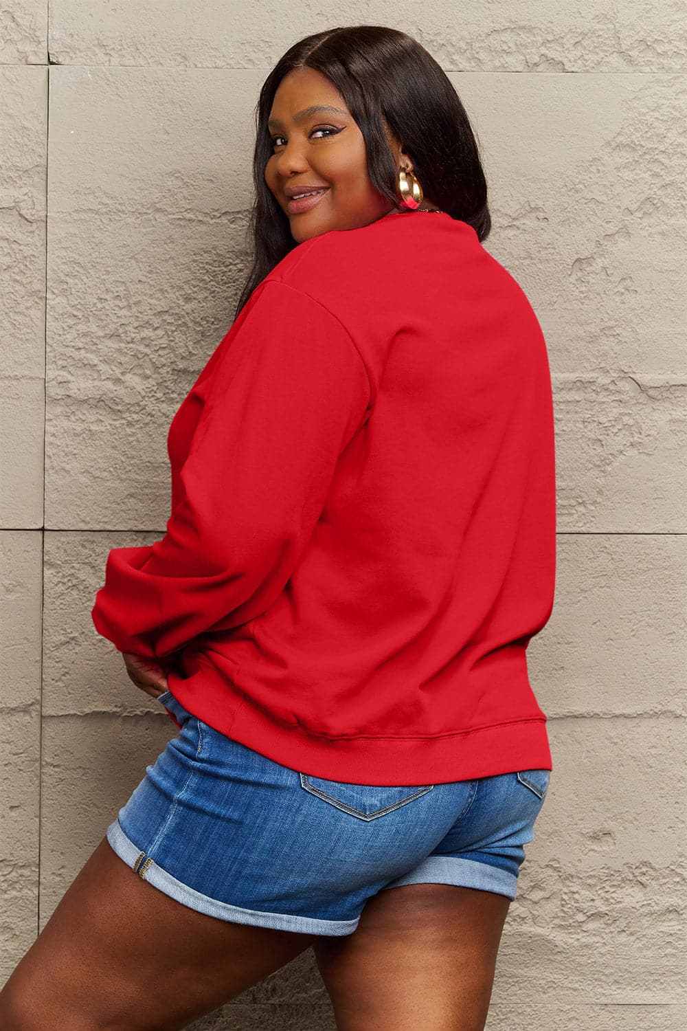 Simply Love festive sweatshirt