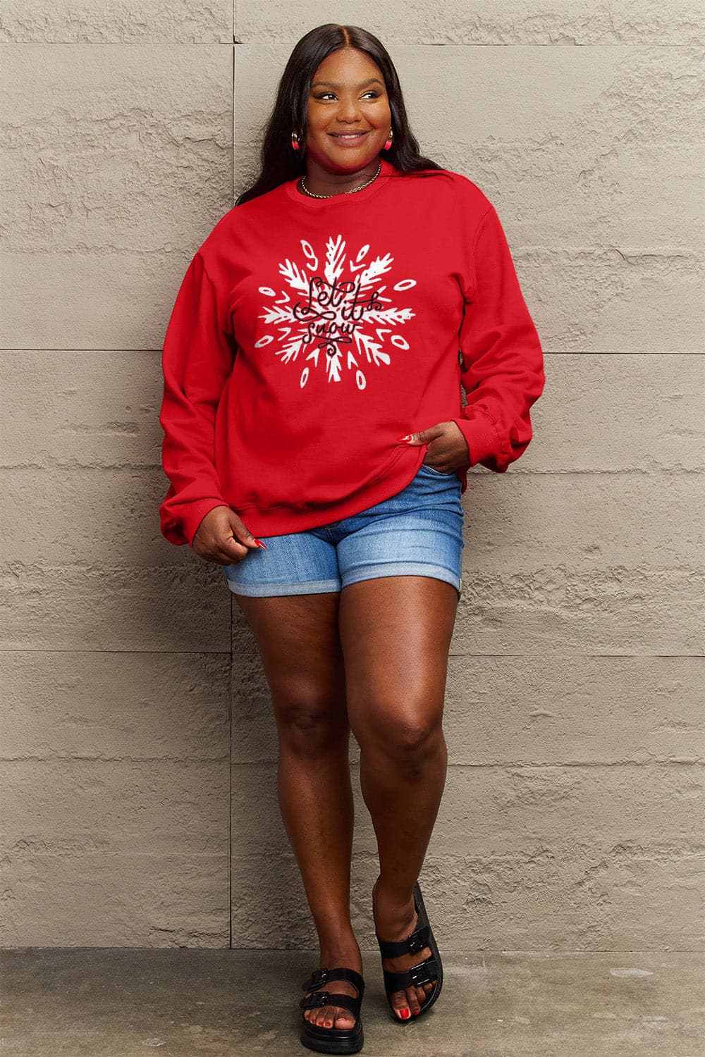 Simply Love festive sweatshirt