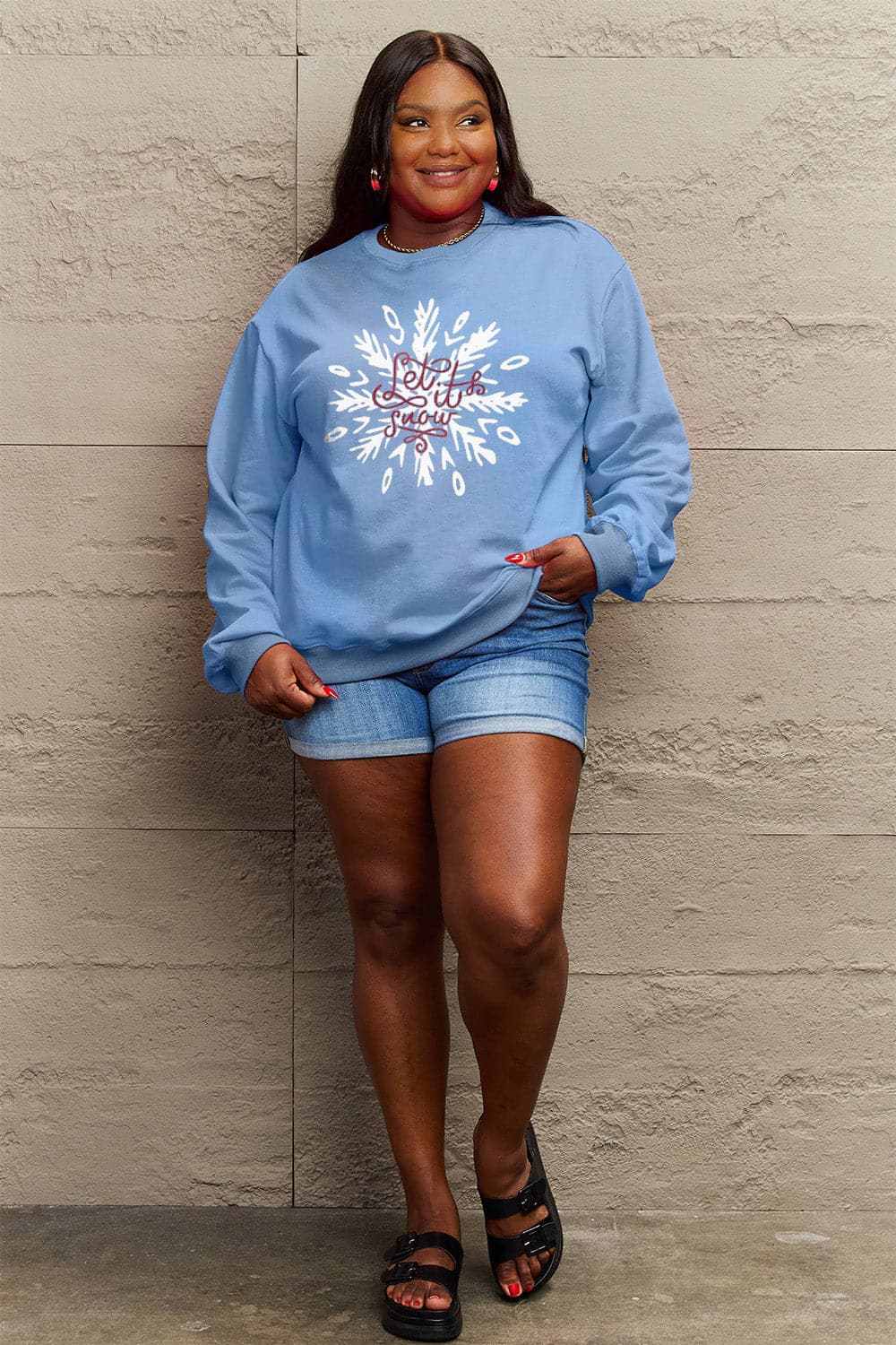 Simply Love festive sweatshirt