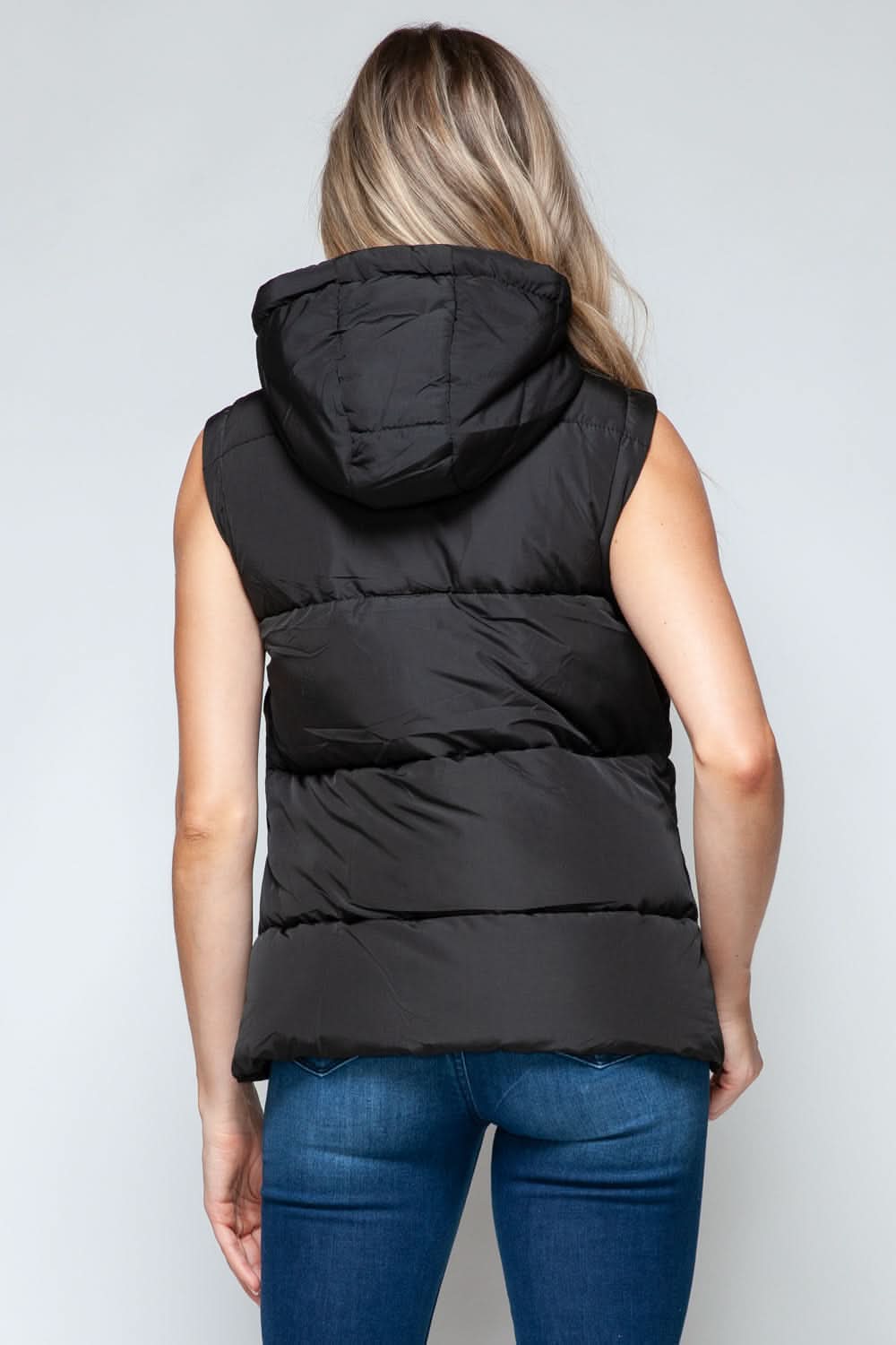 Snobbish hooded vest with zip closure