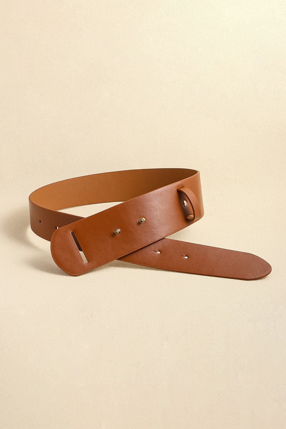 Stylish PU leather belt for any outfit