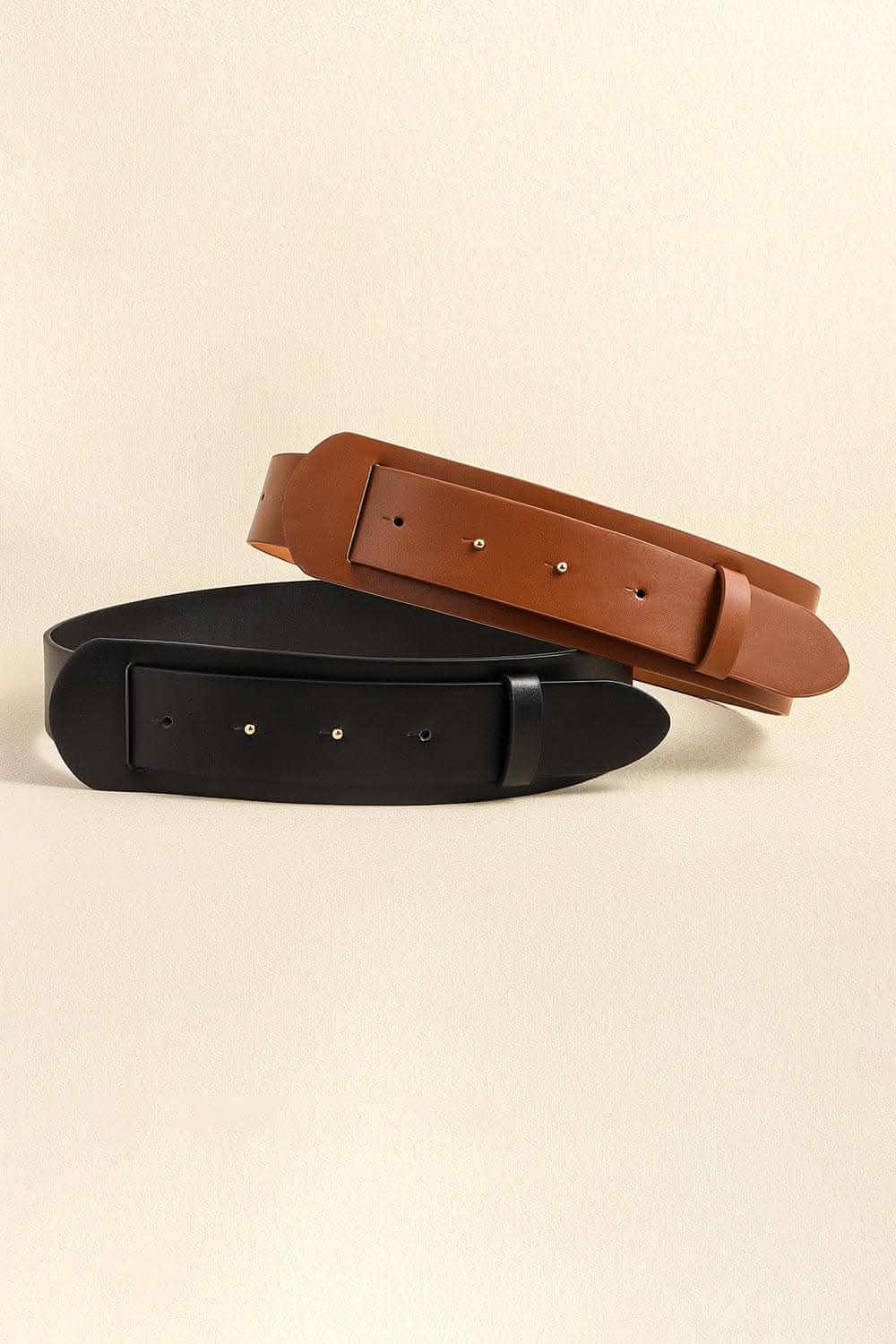 Stylish PU leather belt for any outfit