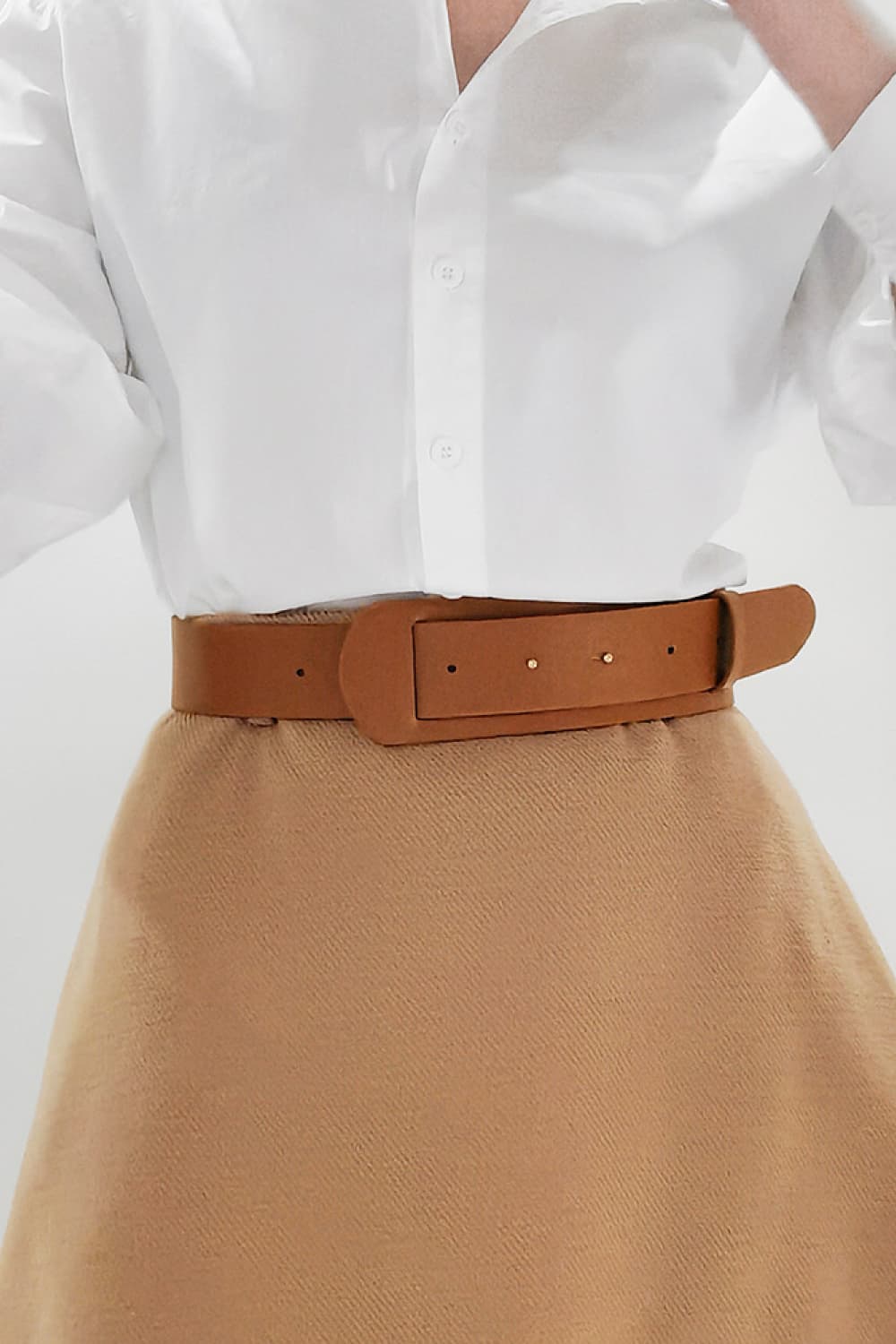 Stylish PU leather belt for any outfit