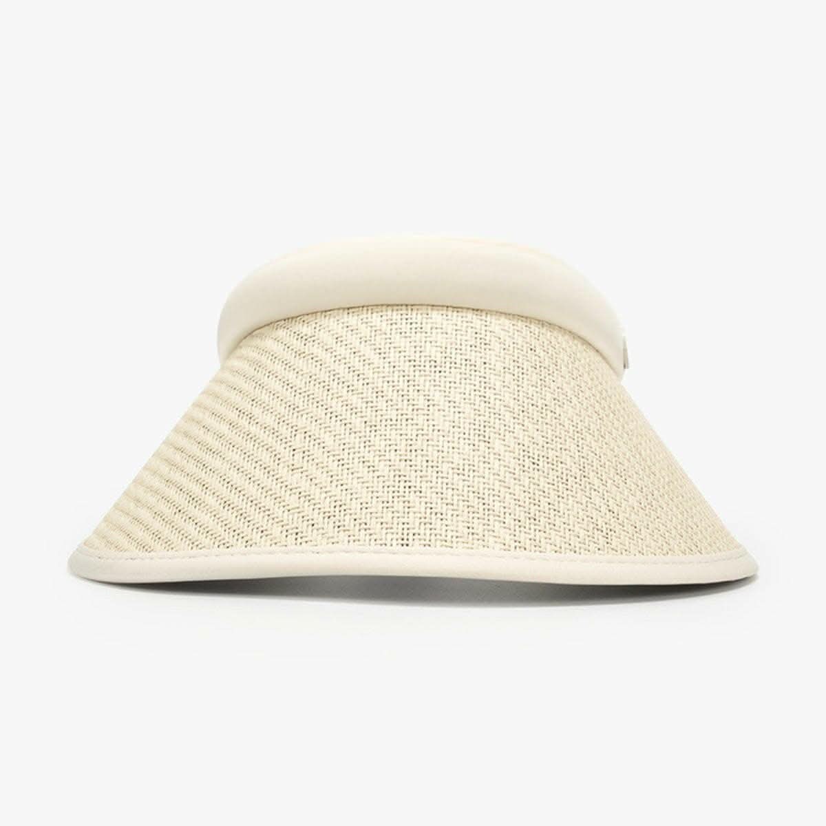 Stylish grass sun visor hat