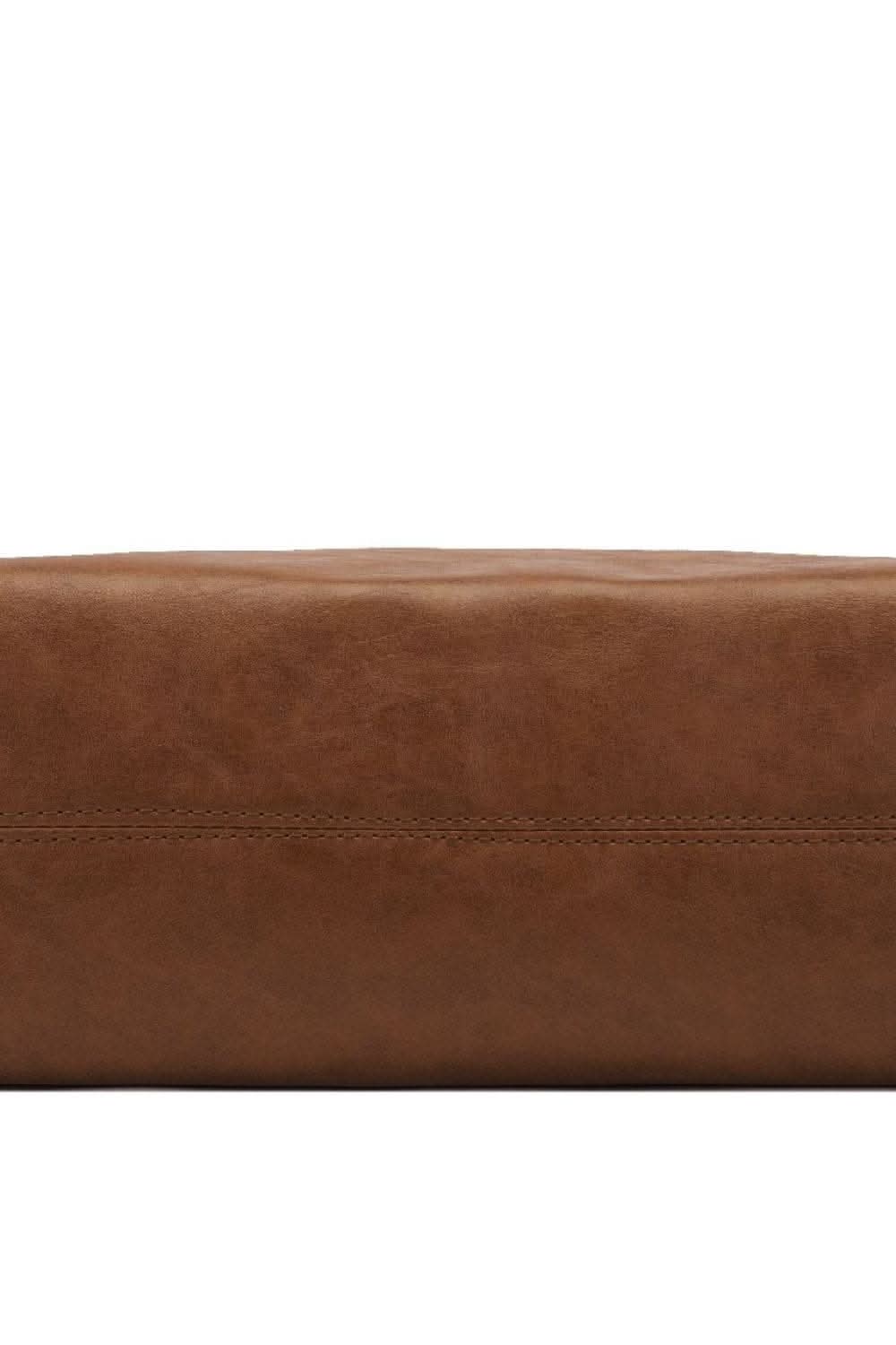 Stylish large PU leather crossbody bag