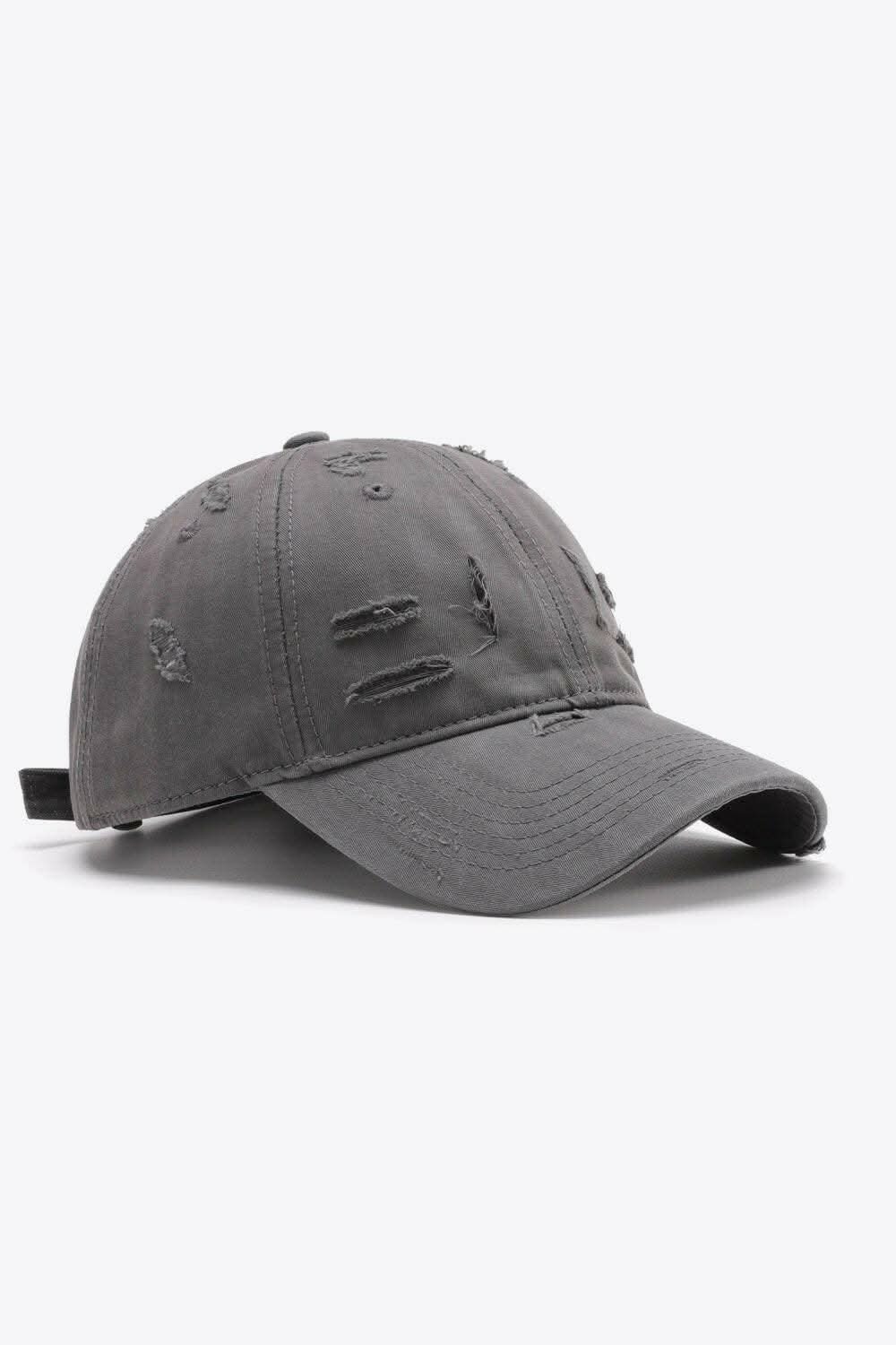 Trendy distressed baseball cap