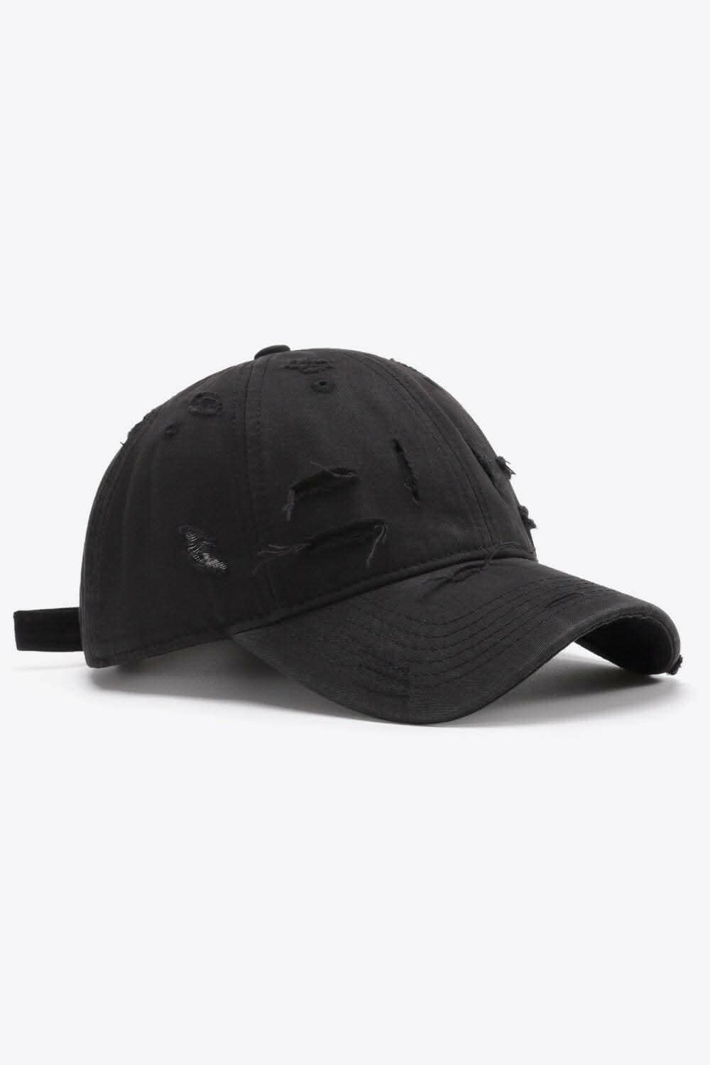 Trendy distressed baseball cap