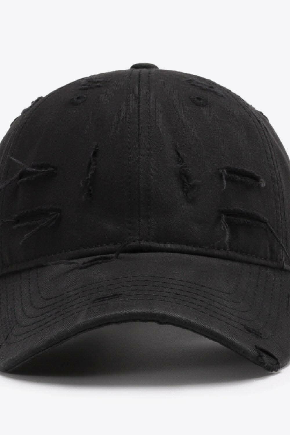 Trendy distressed baseball cap