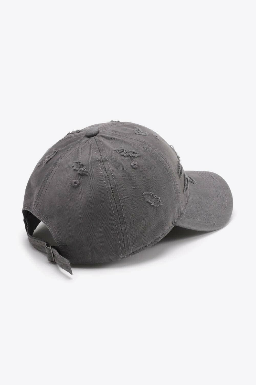 Trendy distressed baseball cap
