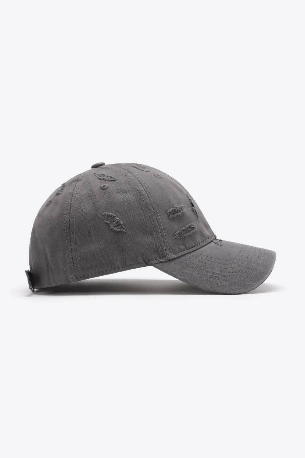 Trendy distressed baseball cap