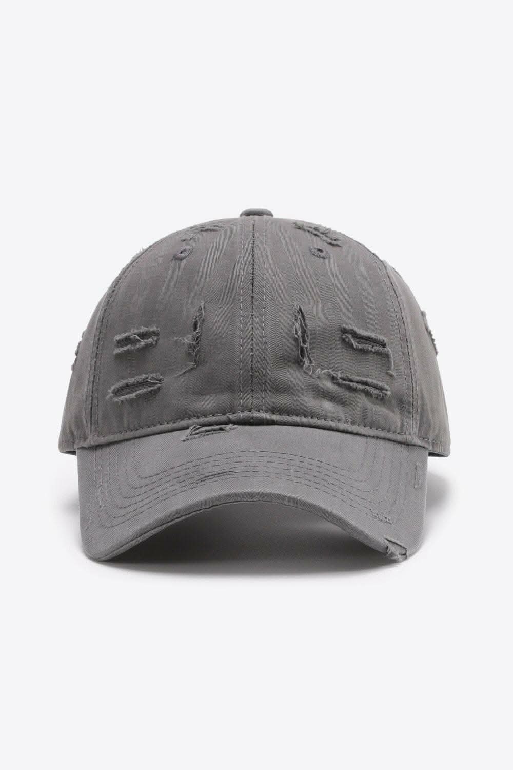 Trendy distressed baseball cap