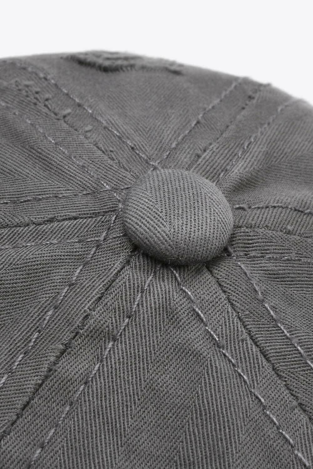 Trendy distressed baseball cap