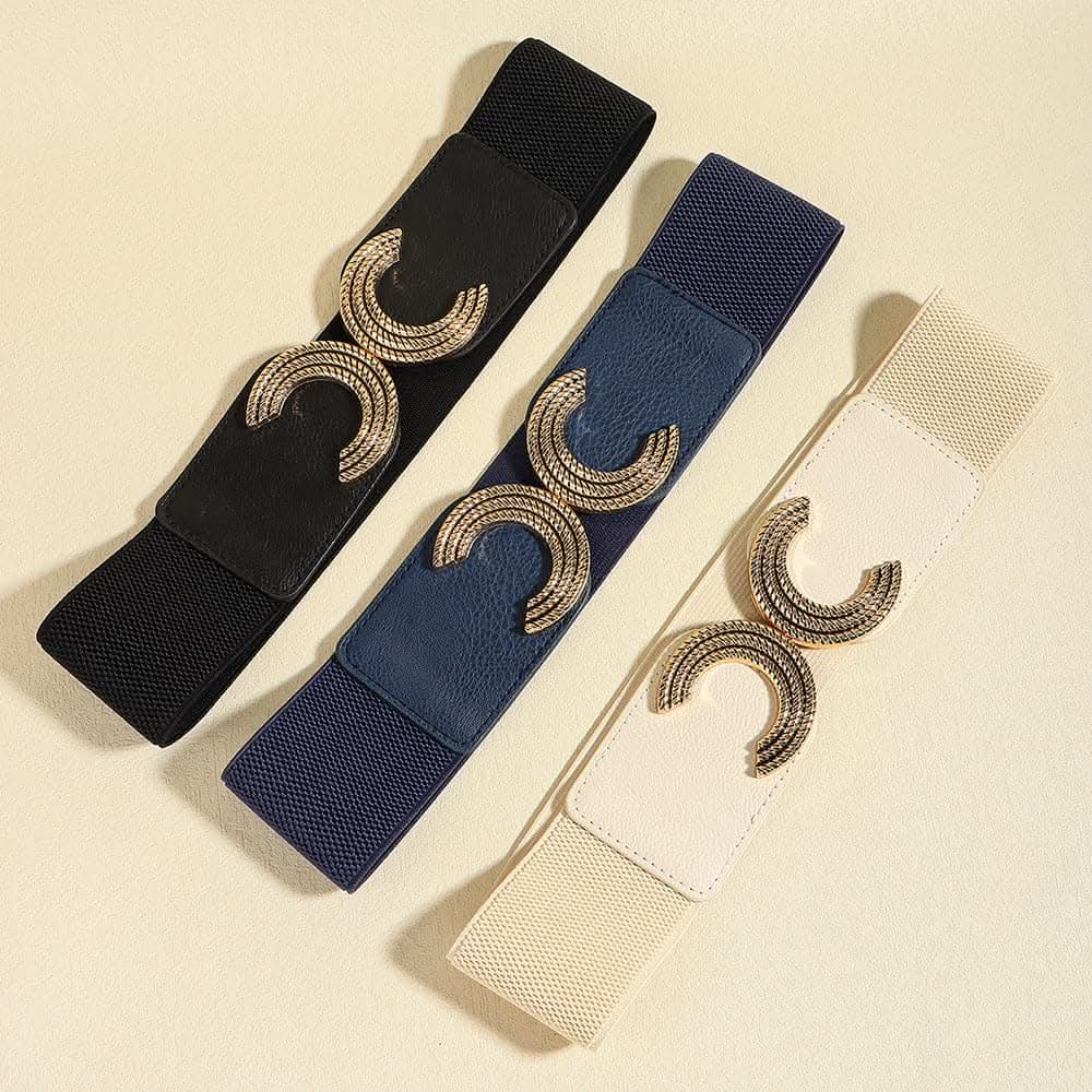 Chic Double C Waist Belt - 25.6"