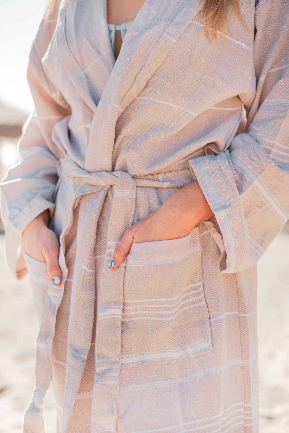 Monaco Turkish Bathrobe Made from 100 Percent Natural Turkish Cotton in S/M L/XL and XXL Sizes