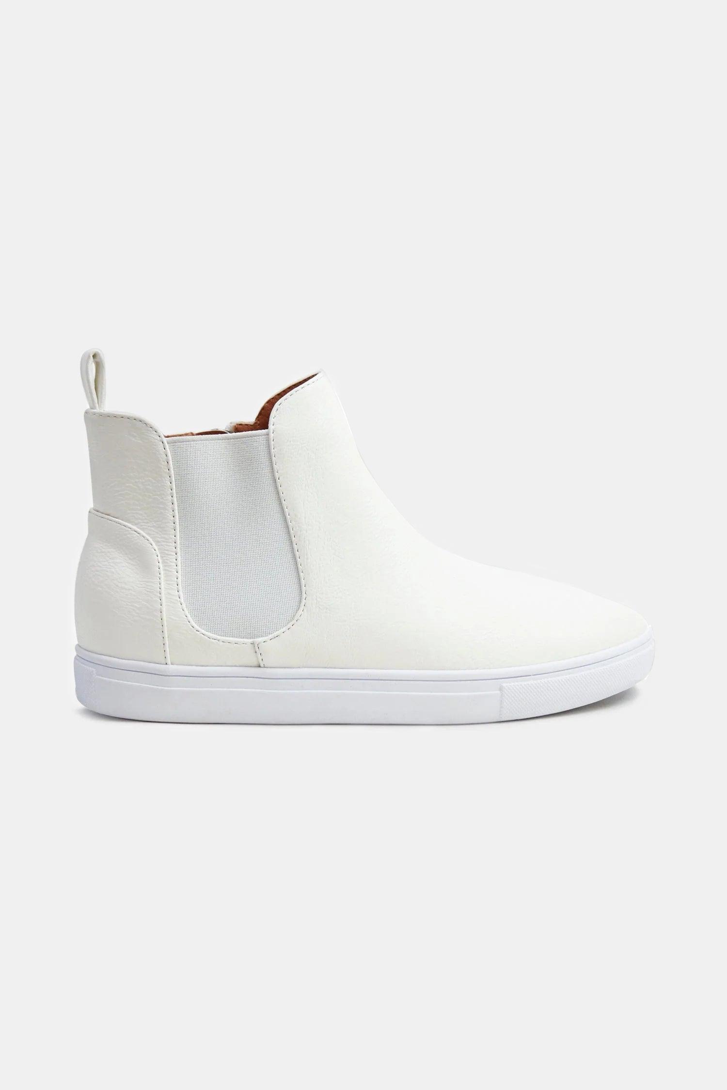 Mayfair Faux Suede Elastic Side Panel Sneakers