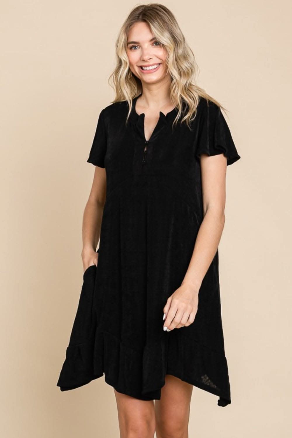 Culture Code notched dress - chic style