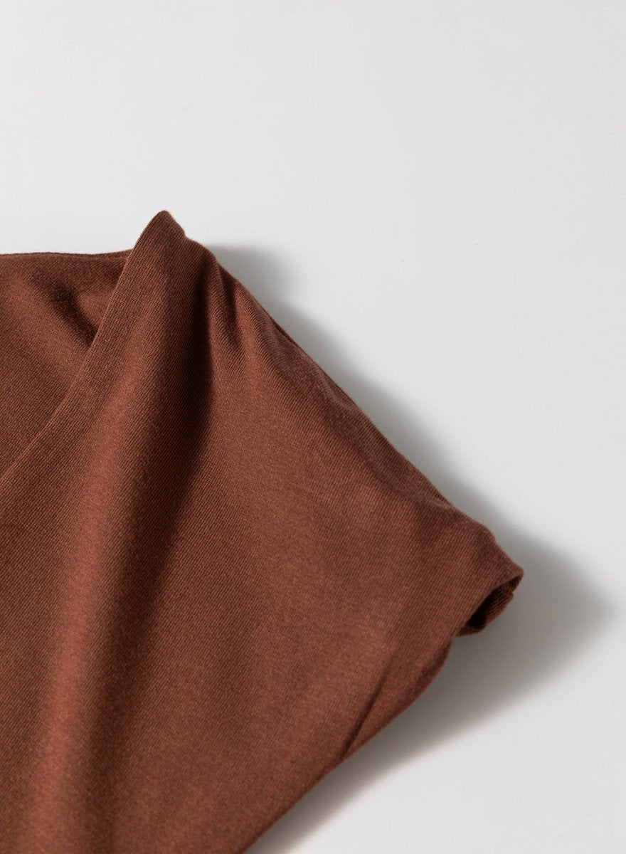 Coffee Solid Color U Neck Slim Fit Tank Top for Women
