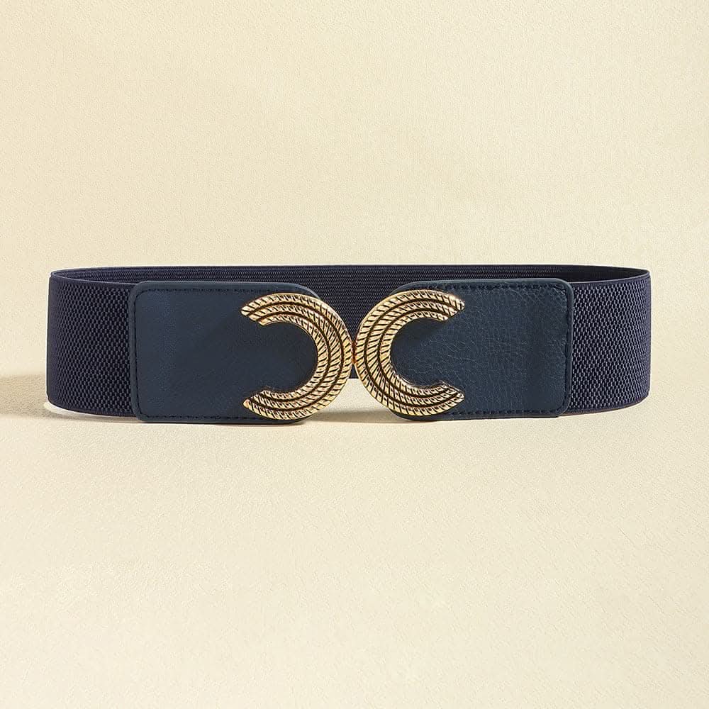 Chic Double C Waist Belt - 25.6"