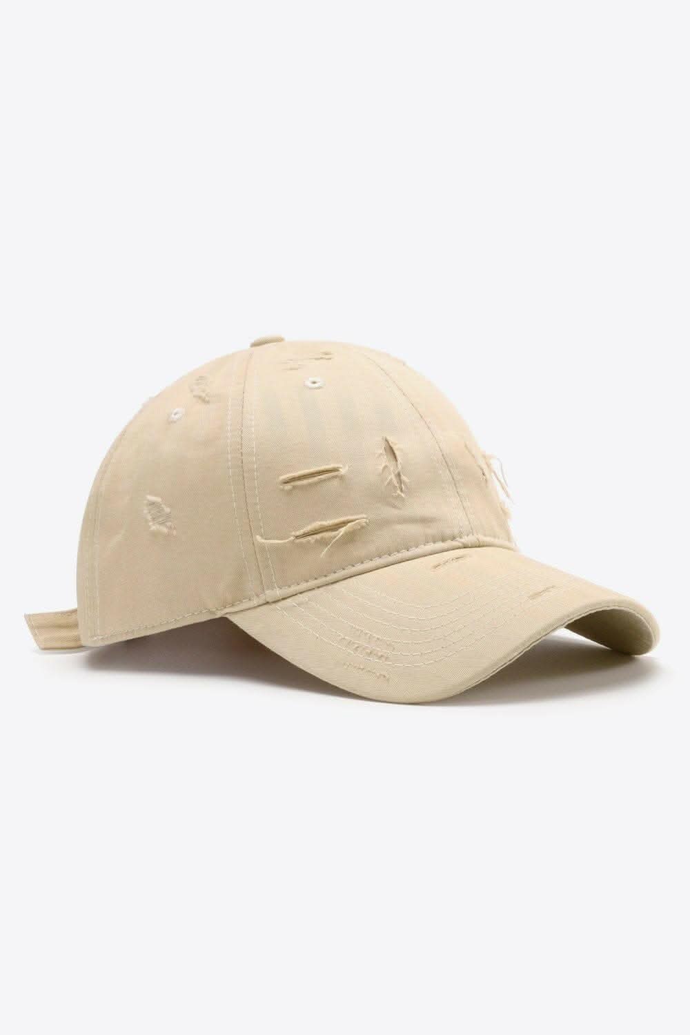 Trendy distressed baseball cap