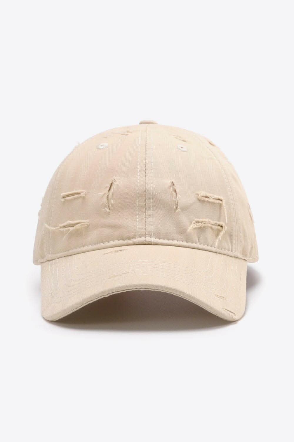 Trendy distressed baseball cap